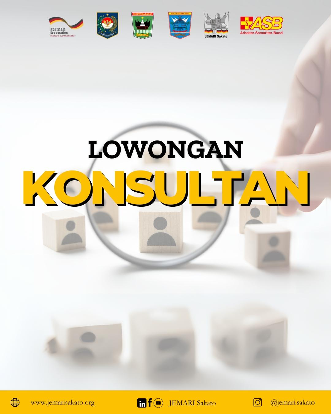 LOWONGAN KONSULTAN