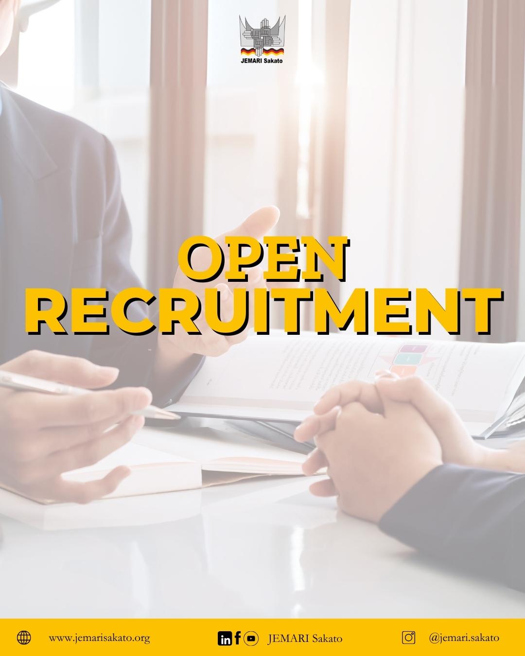 OPEN RECRUITMEN
