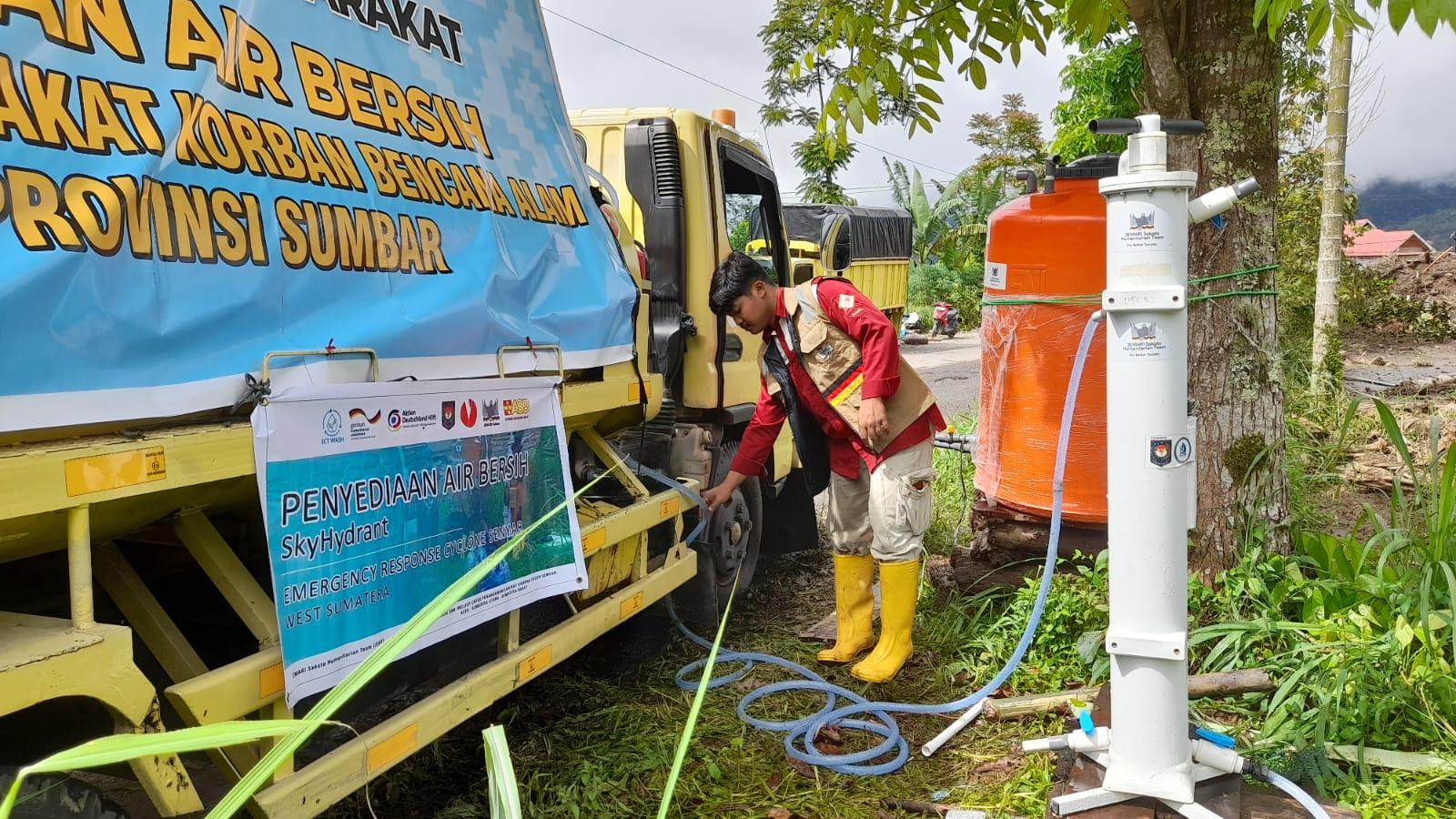 JEMARI Sakato dan ASB S-SEA Hadirkan Air Bersih bagi Warga Terdampak Siklon Senyar di Malalak