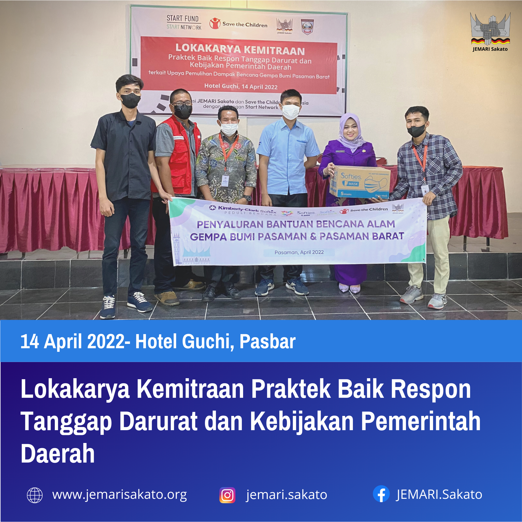 Lokakarya Kemitraan Praktek Baik Respon Tanggap Darurat dan Kebijakan Pemerintah Daerah