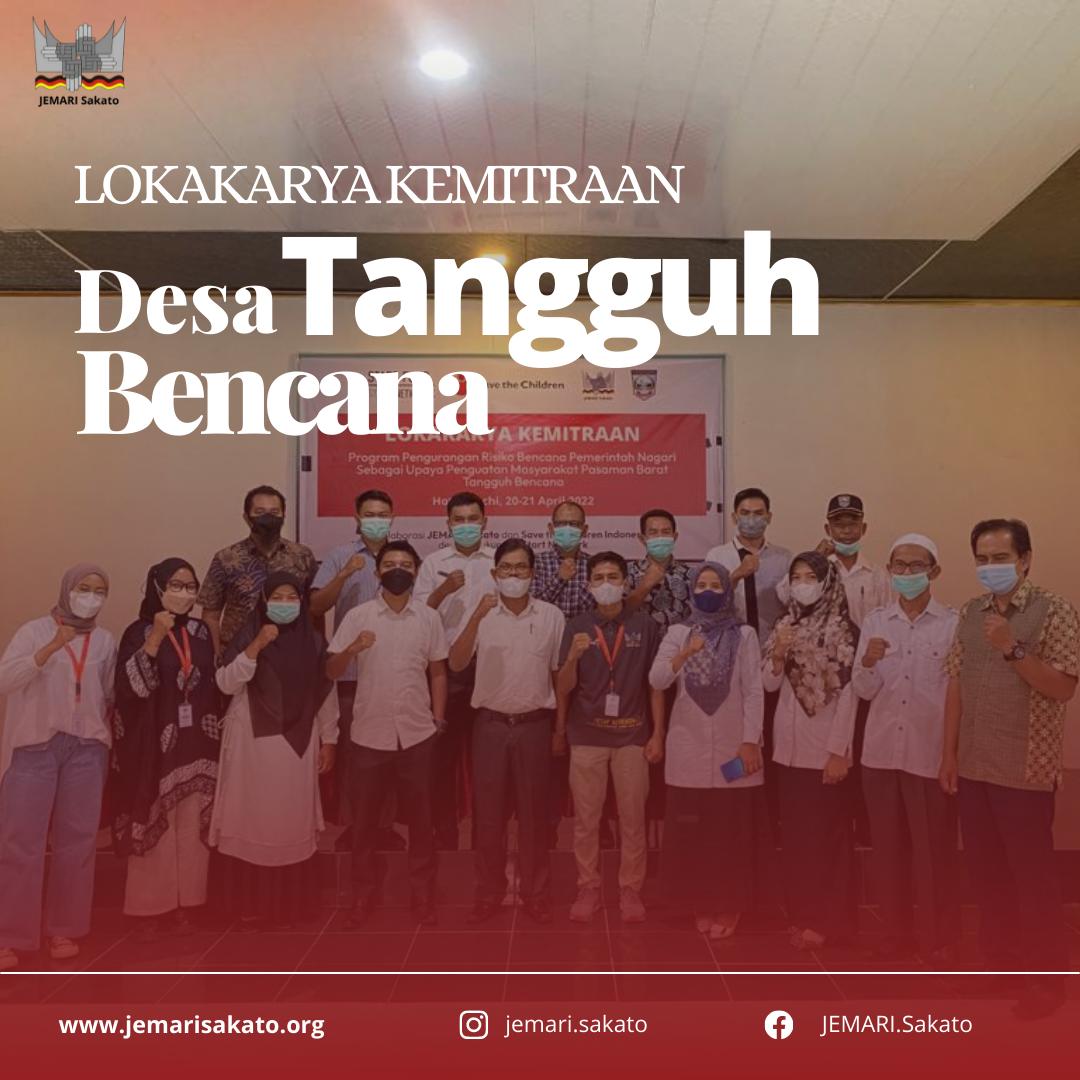 Lokakarya Kemitraan Pengurangan Resiko Bencana (PRB) Pemerintah Nagari Sebagai Upaya Penguatan Masyarakat Pasaman Barat