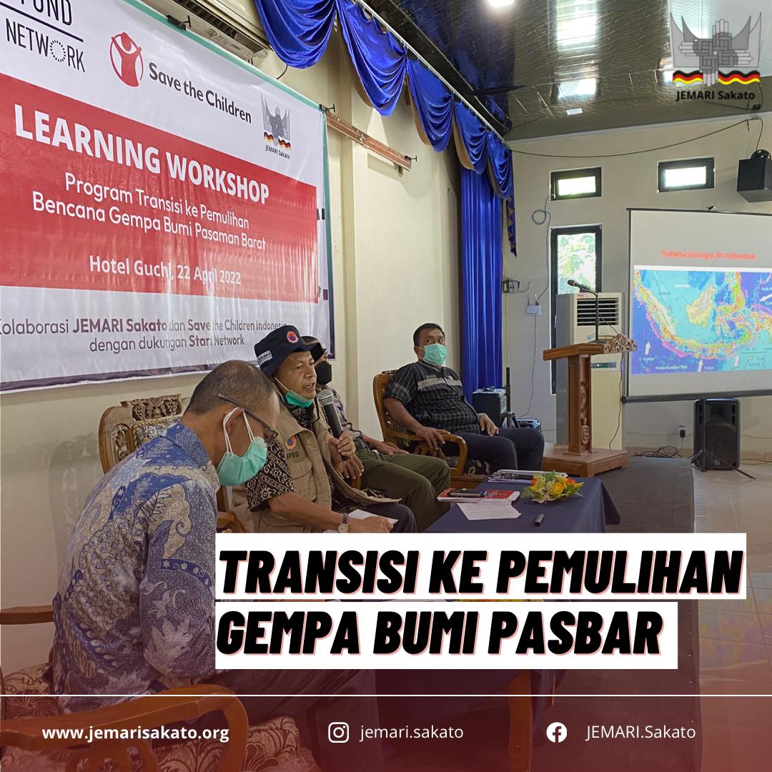 Learning Workshop: JEMARI Sakato bersama Save The Children Bantu Wujudkan PasBar Tangguh Bencana