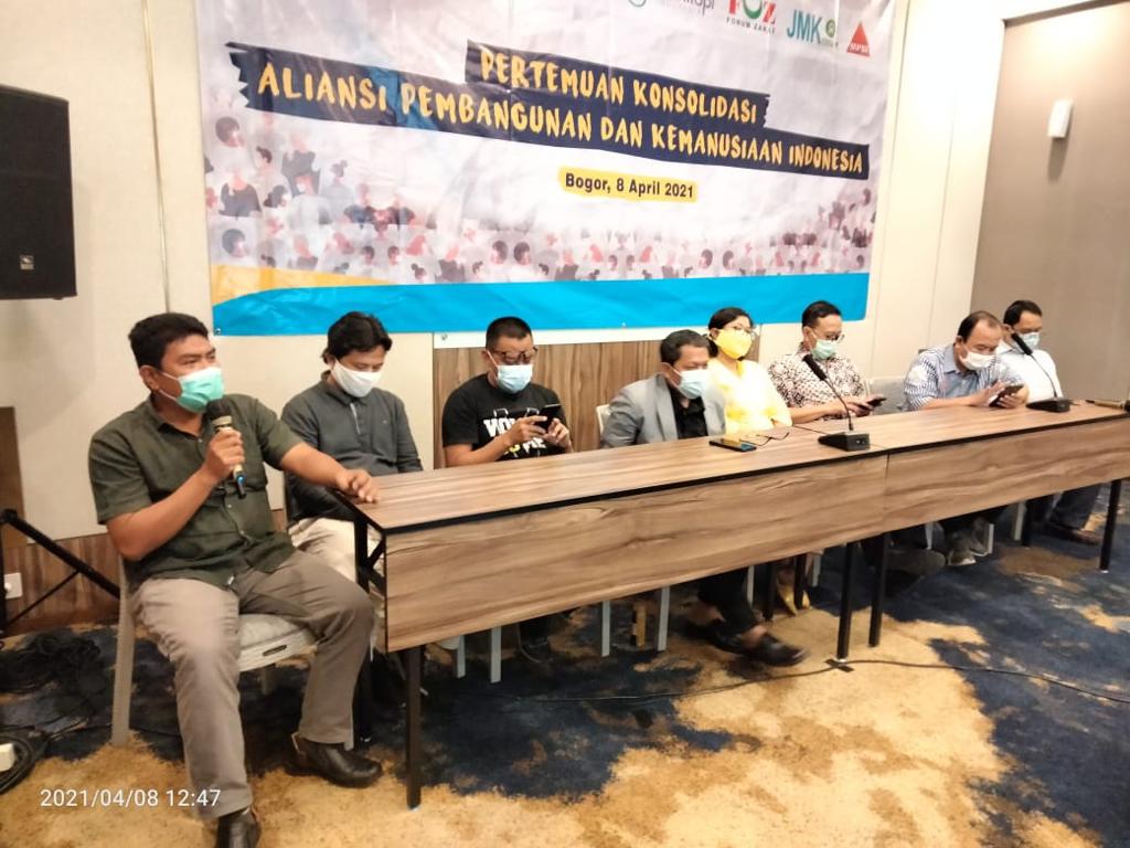 Deklarasi dan konferensi pers Aliansi Pembangunan dan Kemanusiaan Indonesia