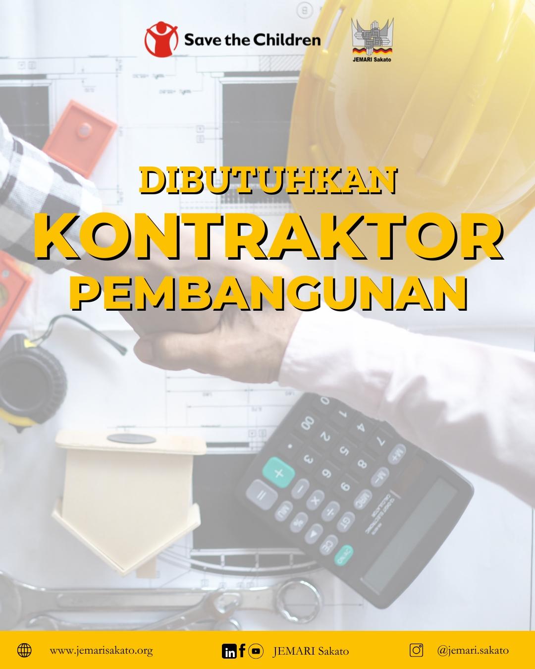 DIBUTUHKAN KONTRAKTOR PEMBANGUNAN